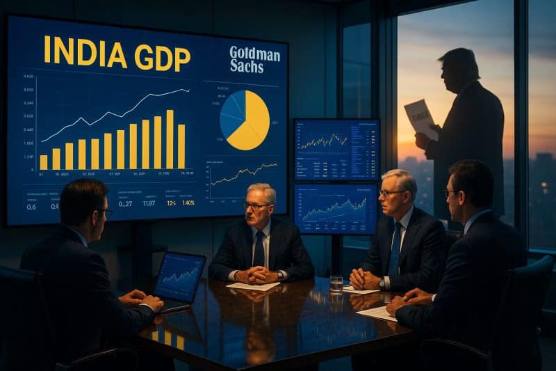 Trump’s 50% Tariff Threat Could Dent India’s Growth: Goldman Sachs Warns of 0.6% GDP Hit